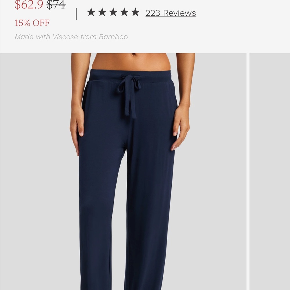 Earth Navy Relaxed Drawstring Lounge Pants